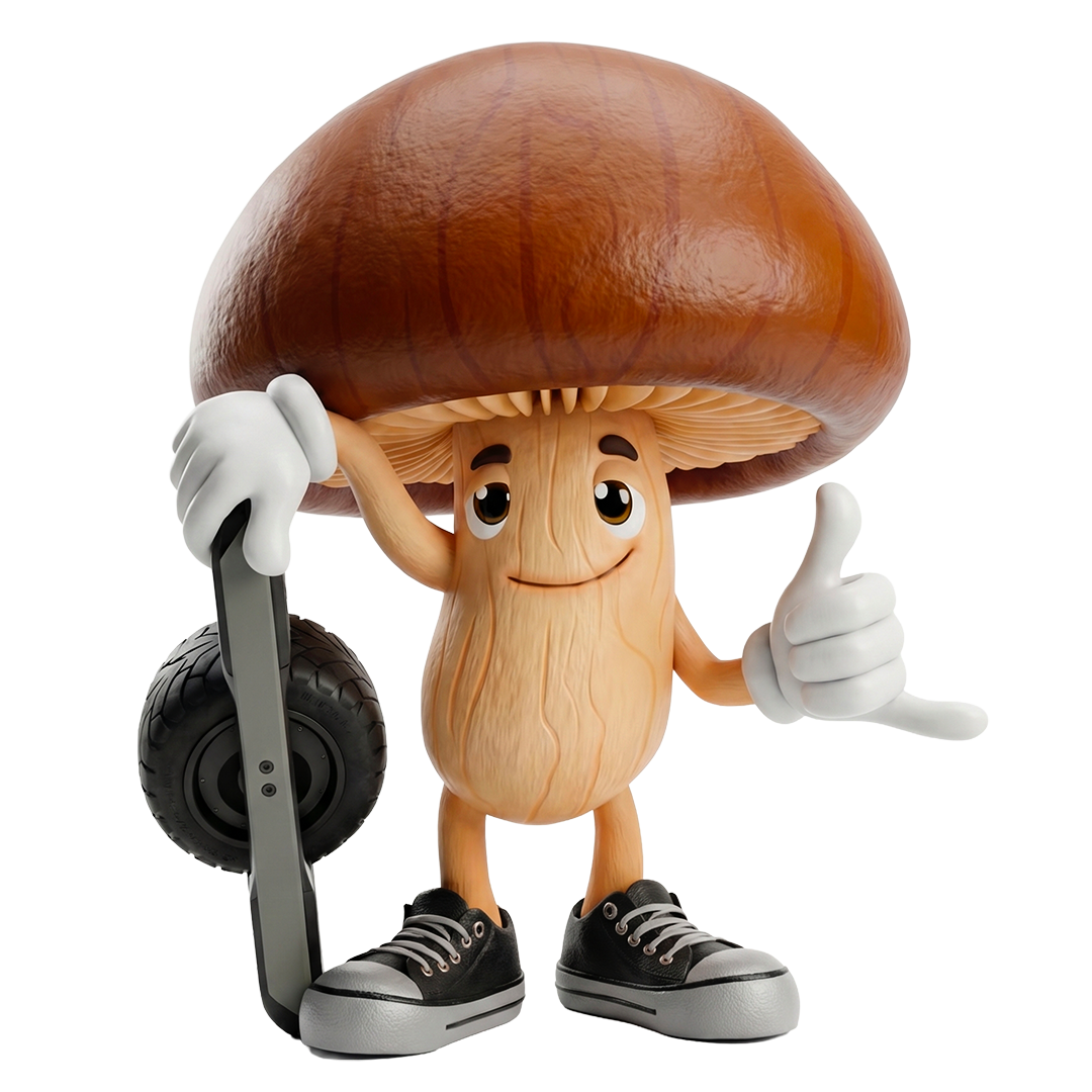 Mascotte École Onewheel Périgord - Initiation sport de glisse Dordogne